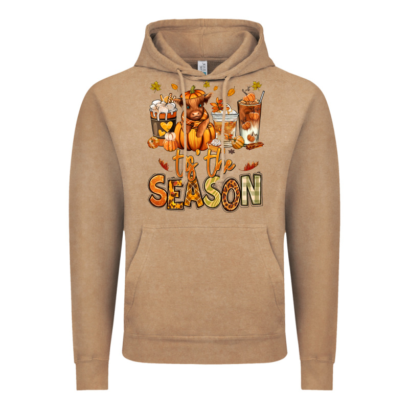 Tis' The Season Fall Heifer Coffee Cups Vintage Hoodie by RanaPortraitStore | Teevron