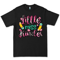 Black little miss kindergarten Premium Tee - Zillion Design Studio