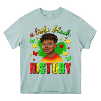 Arona a little black history with boy juneteenth Heavy Core Tee - texasbilliewilder