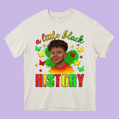 A Little Black History With Boy Juneteenth Heavy Core Tee Designed By Texasbilliewilder