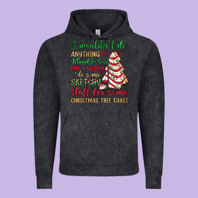 Sketchy Stuff For Some Christmas Tree Cakes Vintage Hoodie Designed By Jahusdesignshop