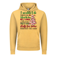 Vintage Mustard sketchy stuff for some christmas tree cakes Vintage Hoodie - JahusDesignShop