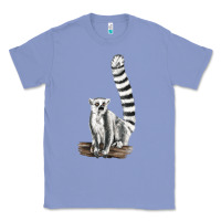 Colony Blue Ringtail Cat Classic Tee - LillyAllenDesigns
