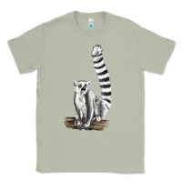 Matcha Ringtail Cat Classic Tee - LillyAllenDesigns