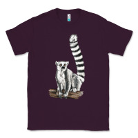 Plum Ringtail Cat Classic Tee - LillyAllenDesigns