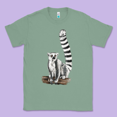 Ringtail Cat Classic Tee Designed By Lillyallendesigns