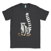 Smoke Ringtail Cat Classic Tee - LillyAllenDesigns