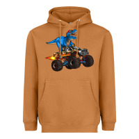 Meerkat monster truck and  t rex dinosaur Heavyweight Hoodie - Artiststas
