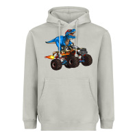 Moon Dust monster truck and  t rex dinosaur Heavyweight Hoodie - Artiststas