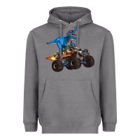 Storm monster truck and  t rex dinosaur Heavyweight Hoodie - Artiststas