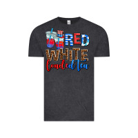 Vintage Black Red white loaded tea Vintage Tee - AdoDesignShop