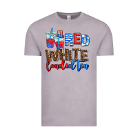 Vintage Zinc Red white loaded tea Vintage Tee - AdoDesignShop