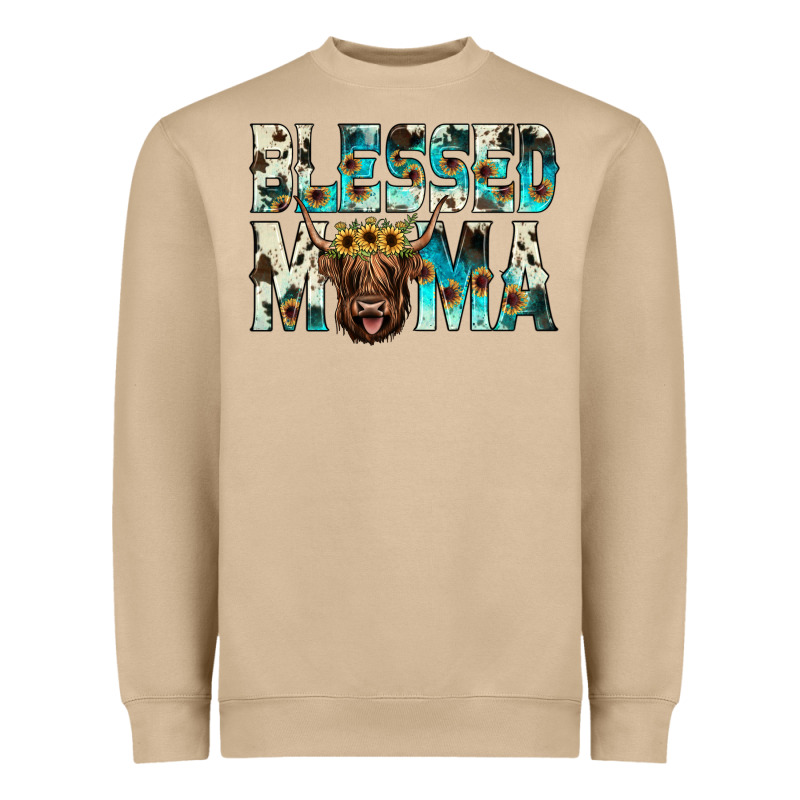 Blessed Mama Heavyweight Sweatshirt by JahusDesignShop | Teevron