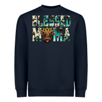 Navy blessed mama Heavyweight Sweatshirt - JahusDesignShop