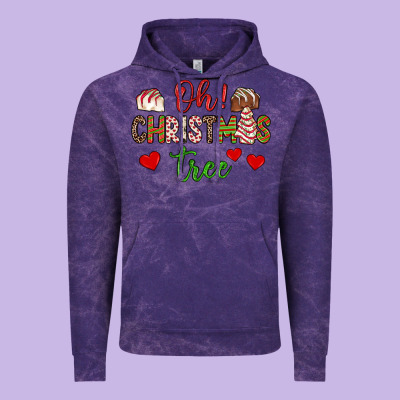 Oh Christmas Tree Vintage Hoodie Designed By Jahusdesignshop