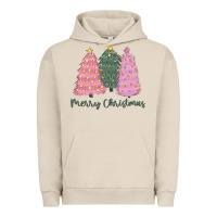 Pigment French Oak merry christmas trees Urban Hoodie - CowGirlArtShop