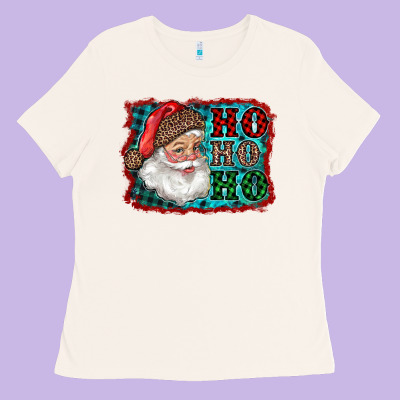 Ladies Tee Santa Ho Ho Ho