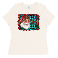 Bone Santa Ho Ho Ho Ladies Tee - RanaPortraitStore