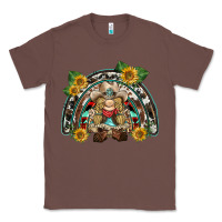 Chestnut western gnome sunflowers rainbow Classic Tee - BarkalooDesign