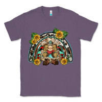 Lavender western gnome sunflowers rainbow Classic Tee - BarkalooDesign