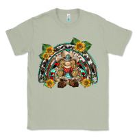 Matcha western gnome sunflowers rainbow Classic Tee - BarkalooDesign