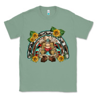 Sage western gnome sunflowers rainbow Classic Tee - BarkalooDesign
