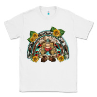White western gnome sunflowers rainbow Classic Tee - BarkalooDesign