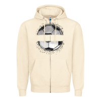 Sandshell custom soccer Zipper Hoodie - MaliasSmallBusiness