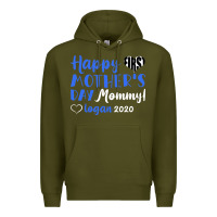 Army Green happy first mother's day mommy! logan 2020 Premium Hoodie - Bettercallsaul