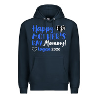 Navy happy first mother's day mommy! logan 2020 Premium Hoodie - Bettercallsaul