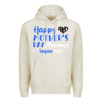 Oatmeal Heather happy first mother's day mommy! logan 2020 Premium Hoodie - Bettercallsaul