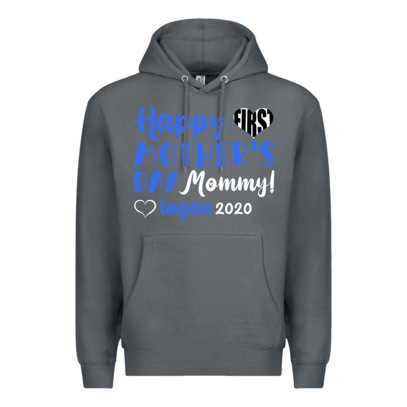 Happy First Mother's Day Mommy! Logan 2020 Premium Hoodie by Bettercallsaul | Teevron