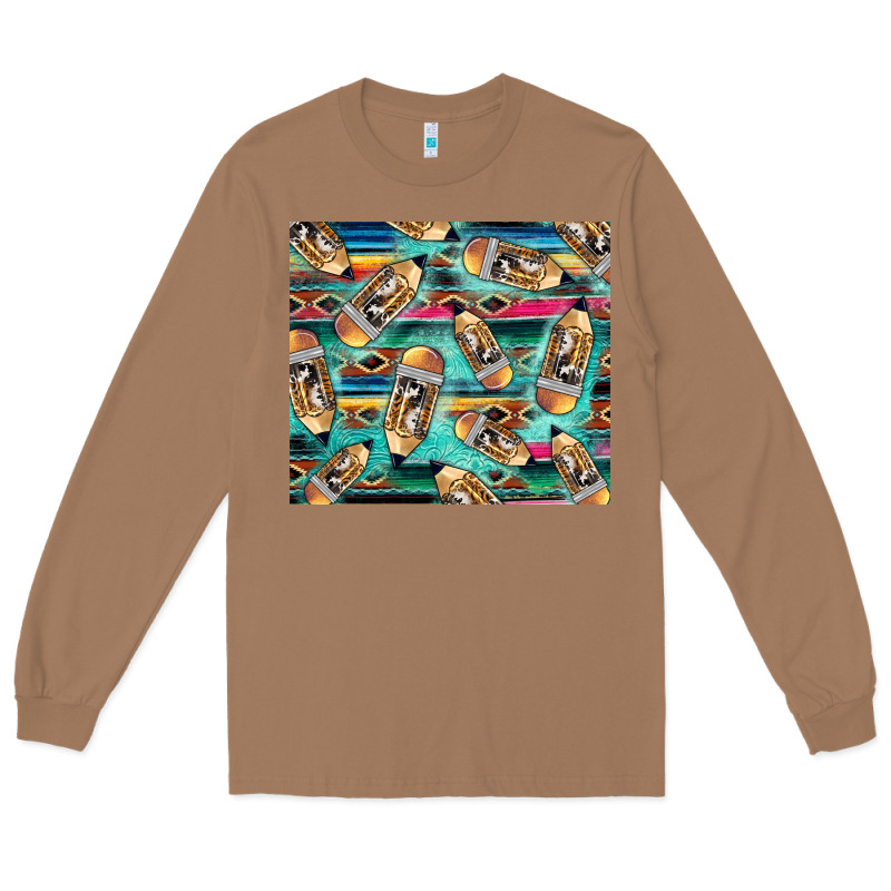 Western Teacher Pencil Long Sleeve Tee by LillyAllenDesigns | Teevron