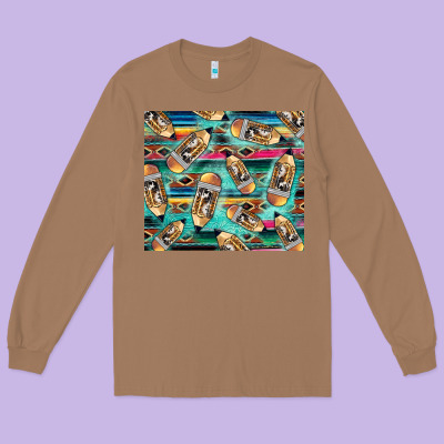 Western Teacher Pencil Long Sleeve Tee Designed By Lillyallendesigns