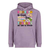 Lavender books are cheaper than therapy and twice as effective Heavyweight Hoodie - Artiststas