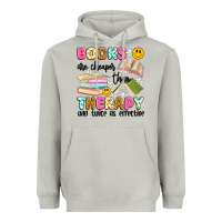 Moon Dust books are cheaper than therapy and twice as effective Heavyweight Hoodie - Artiststas