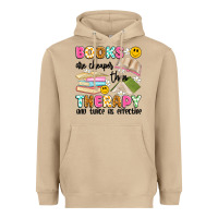 Mushroom books are cheaper than therapy and twice as effective Heavyweight Hoodie - Artiststas