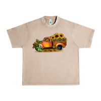 French Oak sunflower truck Urban Heavy Tee - JahusDesignShop