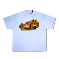 Grape Ice sunflower truck Urban Heavy Tee - JahusDesignShop
