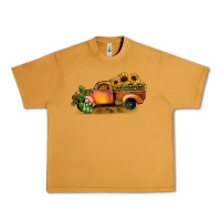 Peanut Butter sunflower truck Urban Heavy Tee - JahusDesignShop