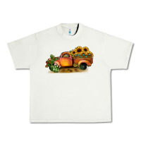 Pistachio sunflower truck Urban Heavy Tee - JahusDesignShop