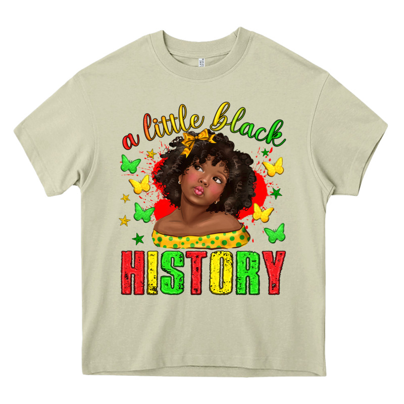 A Little Black History With Girl Juneteenth Heavy Core Tee by texasbilliewilder | Teevron