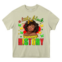 Mossy a little black history with girl juneteenth Heavy Core Tee - texasbilliewilder