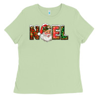 Matcha Western Noel Santa Claus Ladies Tee - RanaPortraitStore