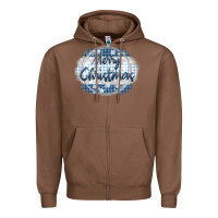 Chestnut merry christmas blue Zipper Hoodie - MaliasSmallBusiness