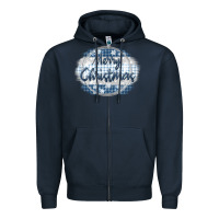 Navy merry christmas blue Zipper Hoodie - MaliasSmallBusiness
