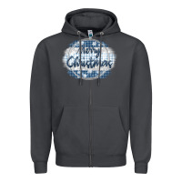 Smoke merry christmas blue Zipper Hoodie - MaliasSmallBusiness