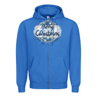 True Royal merry christmas blue Zipper Hoodie - MaliasSmallBusiness
