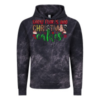 Cloud Black Snowflakes and Christmas cakes Vintage Hoodie - JahusDesignShop