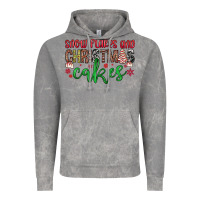 Cloud Rock Snowflakes and Christmas cakes Vintage Hoodie - JahusDesignShop